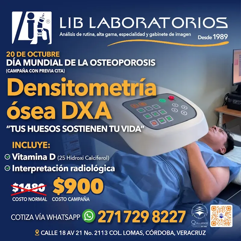 Equipo de densitometría ósea DXA